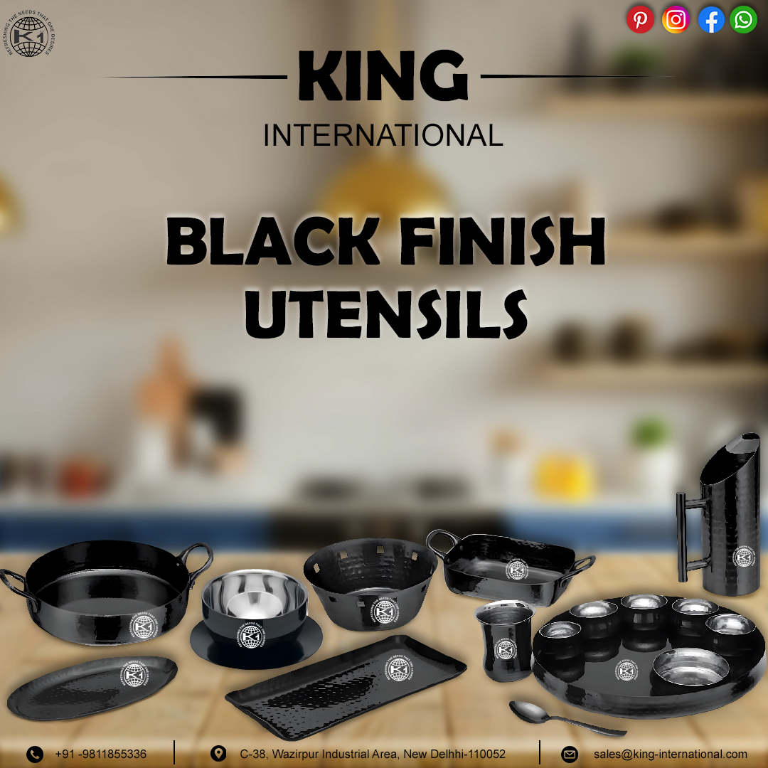 Black Finish Utensils