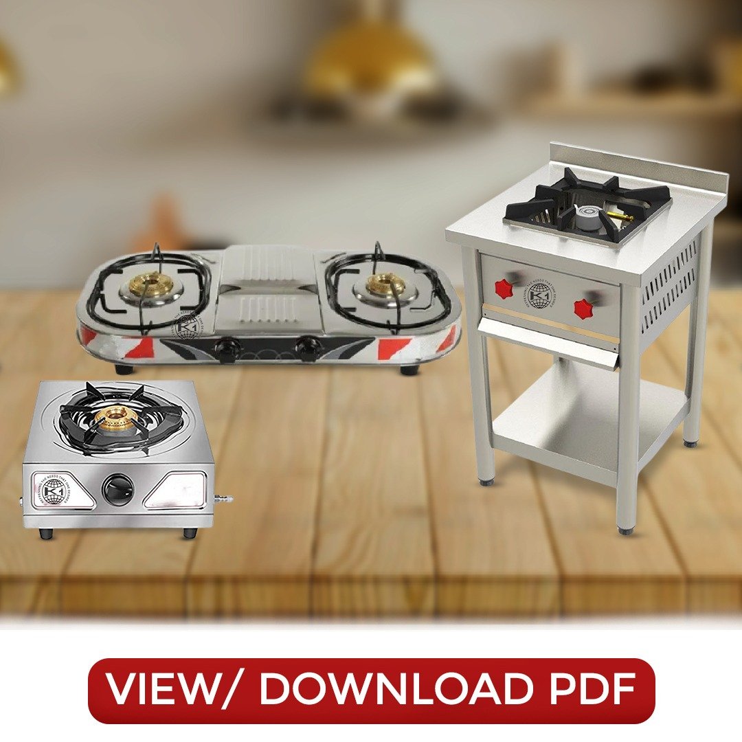 Latest Catalogue Of Gas Stoves